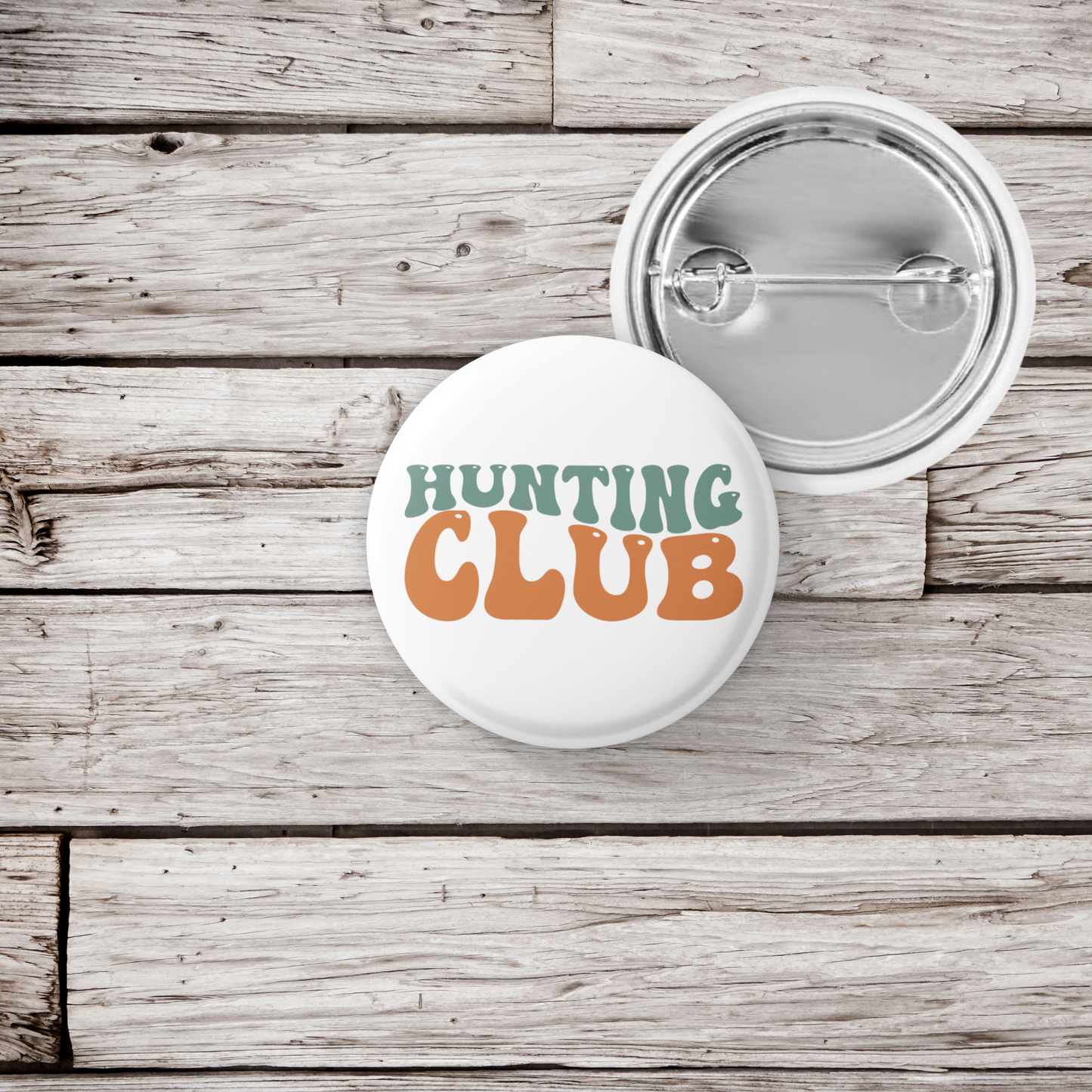 Hunting Club Pin Back Button, Magnet, Keychain