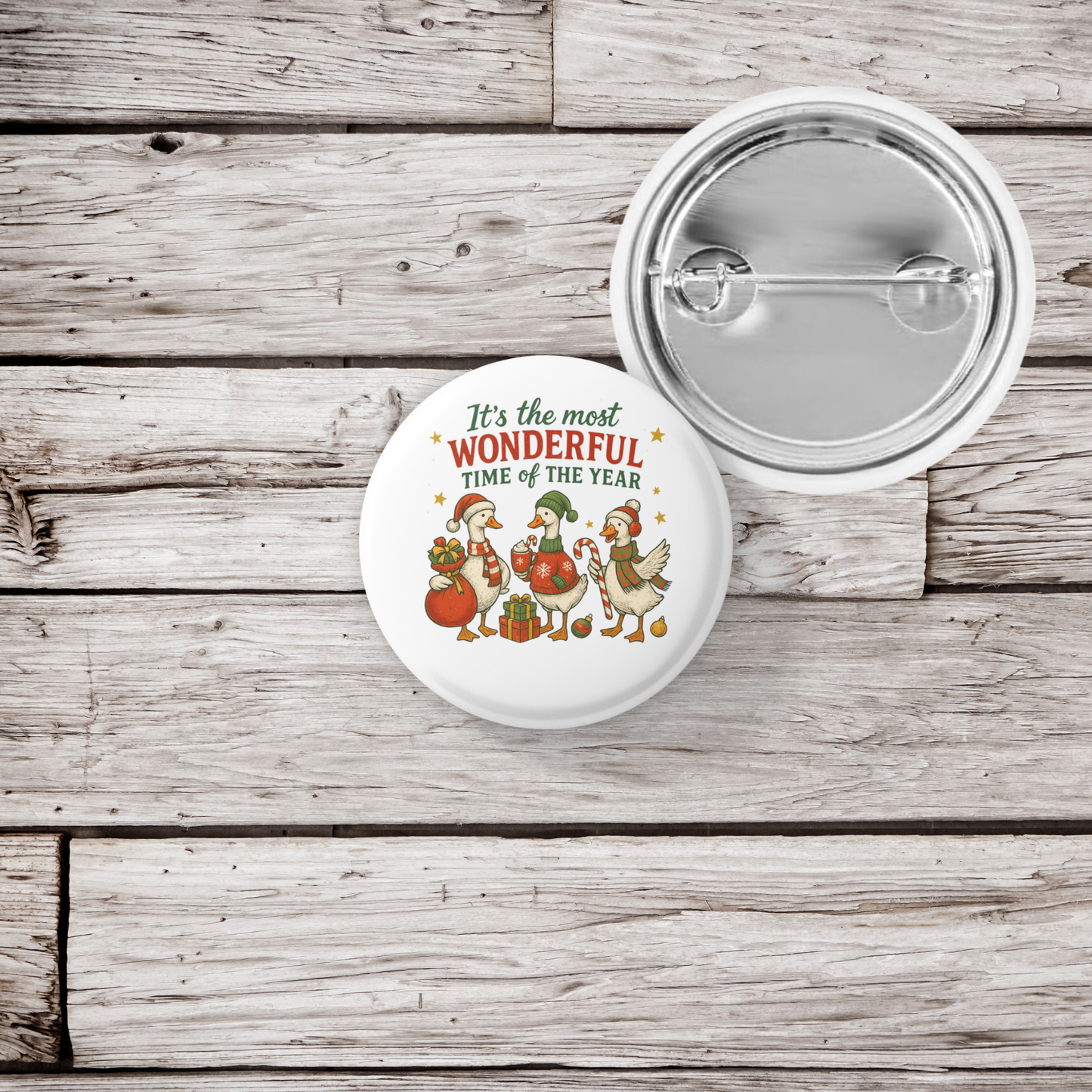 It's The Most Wonderful Time Pin Back Button, Magnet