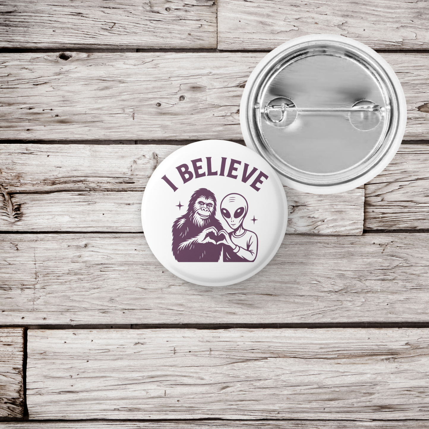 I Believe Pin Back Button, Magnet