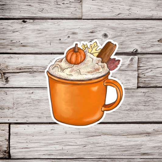 Pumpkin Spice Latte Sticker