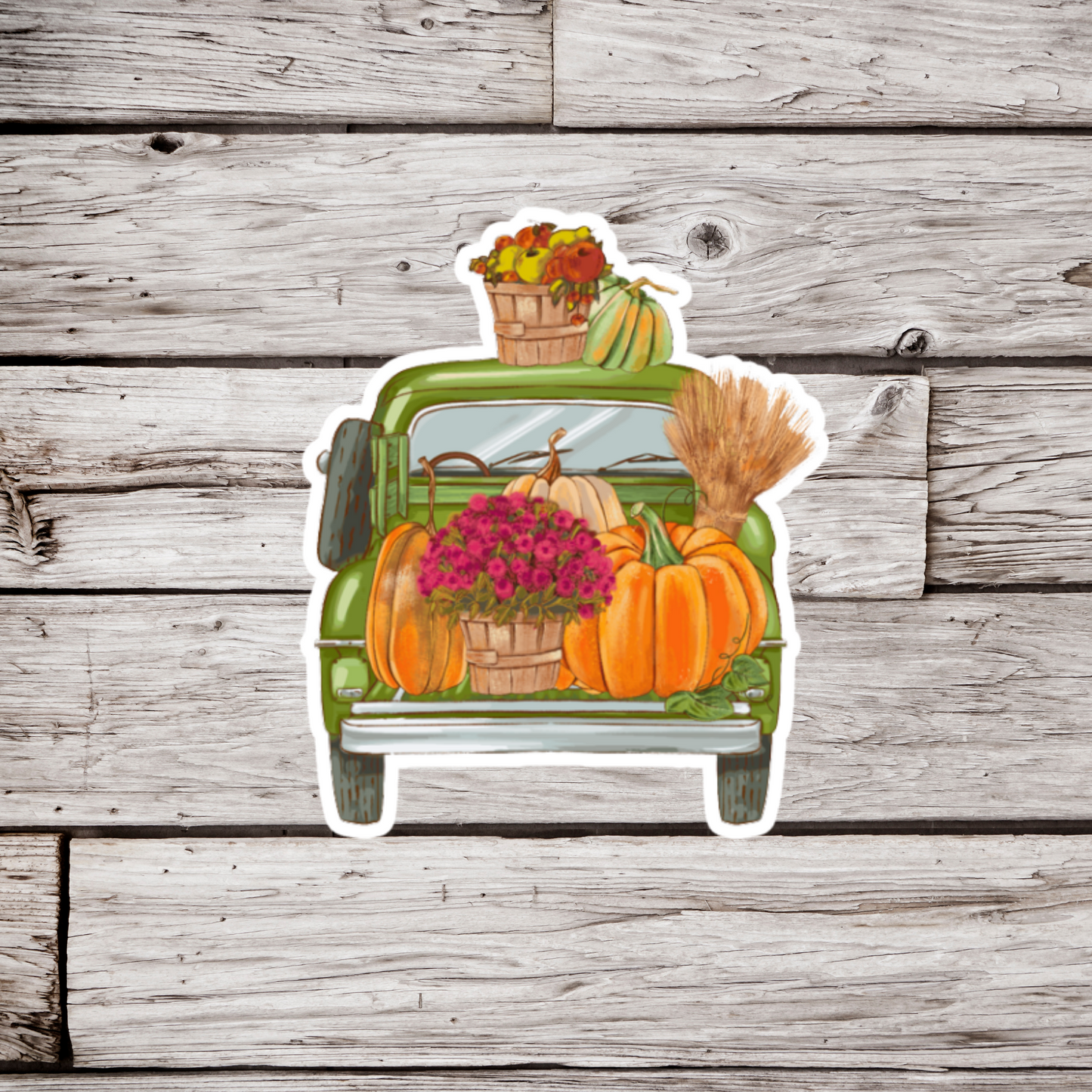 Autumn Truck Sticker