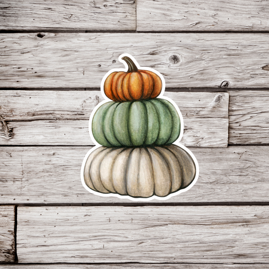 Pumpkins Sticker or Magnet