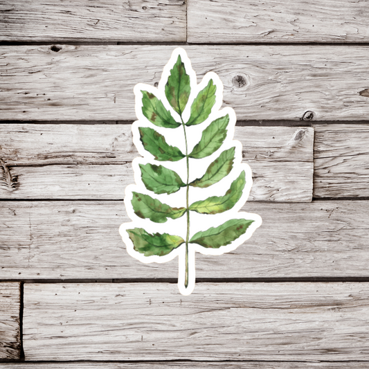 Rowan Leaf Sticker