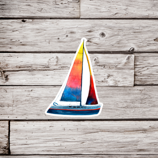 Sail Boat Sticker