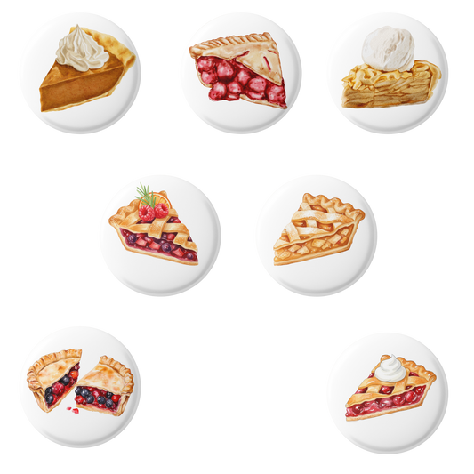 Pie Slice Pins Mix