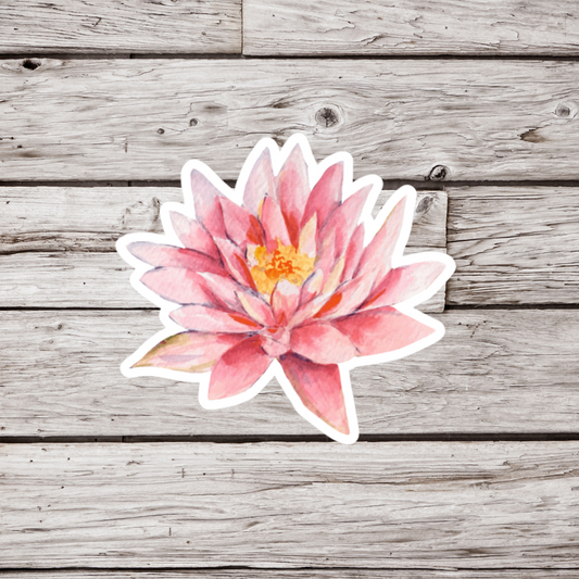 Water Lily Sticker or Magnet