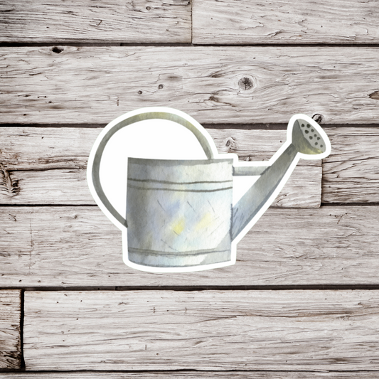 Watering Can Sticker or Magnet