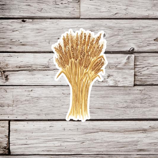 Wheat Sticker or Magnet