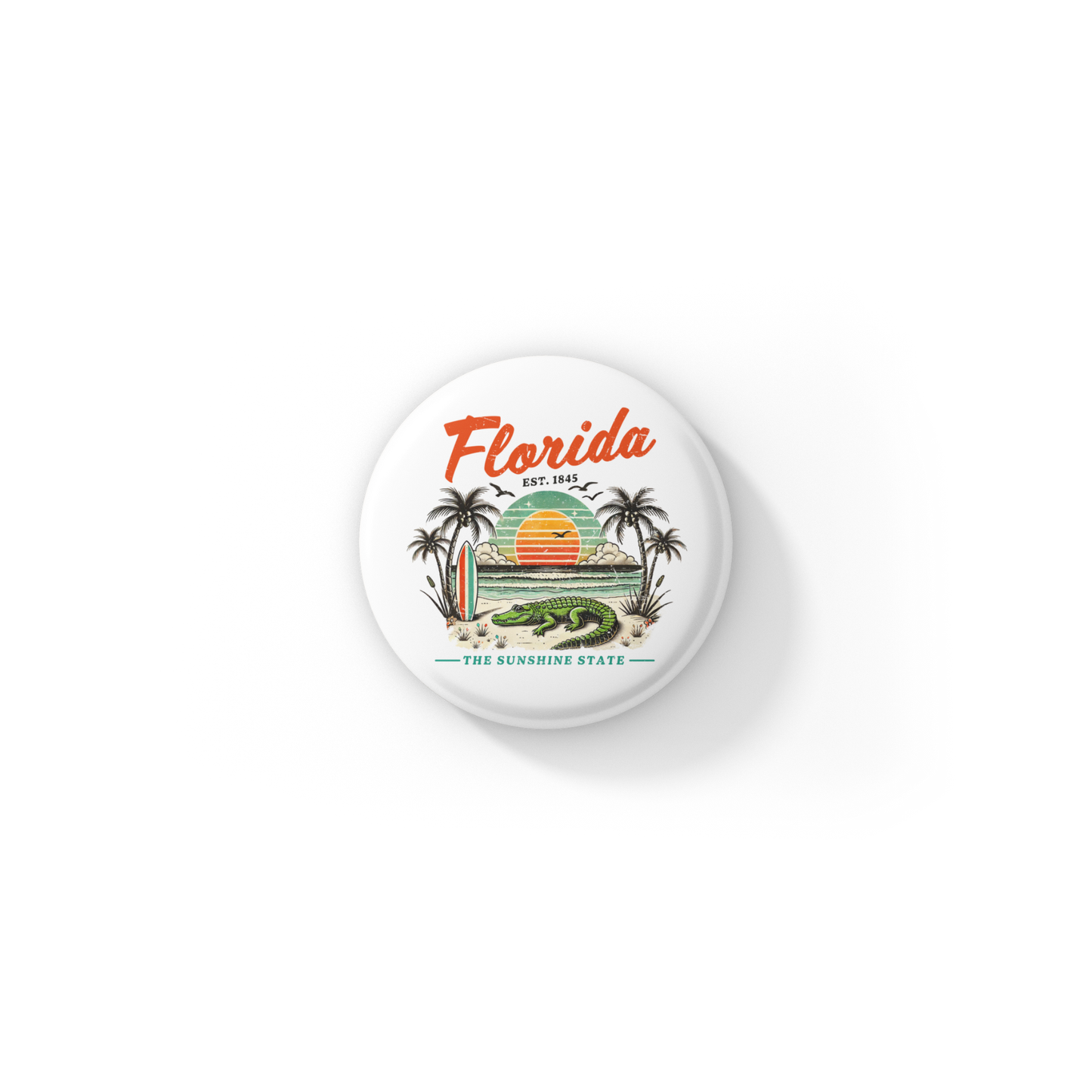 Florida Pin Back Button, Magnet