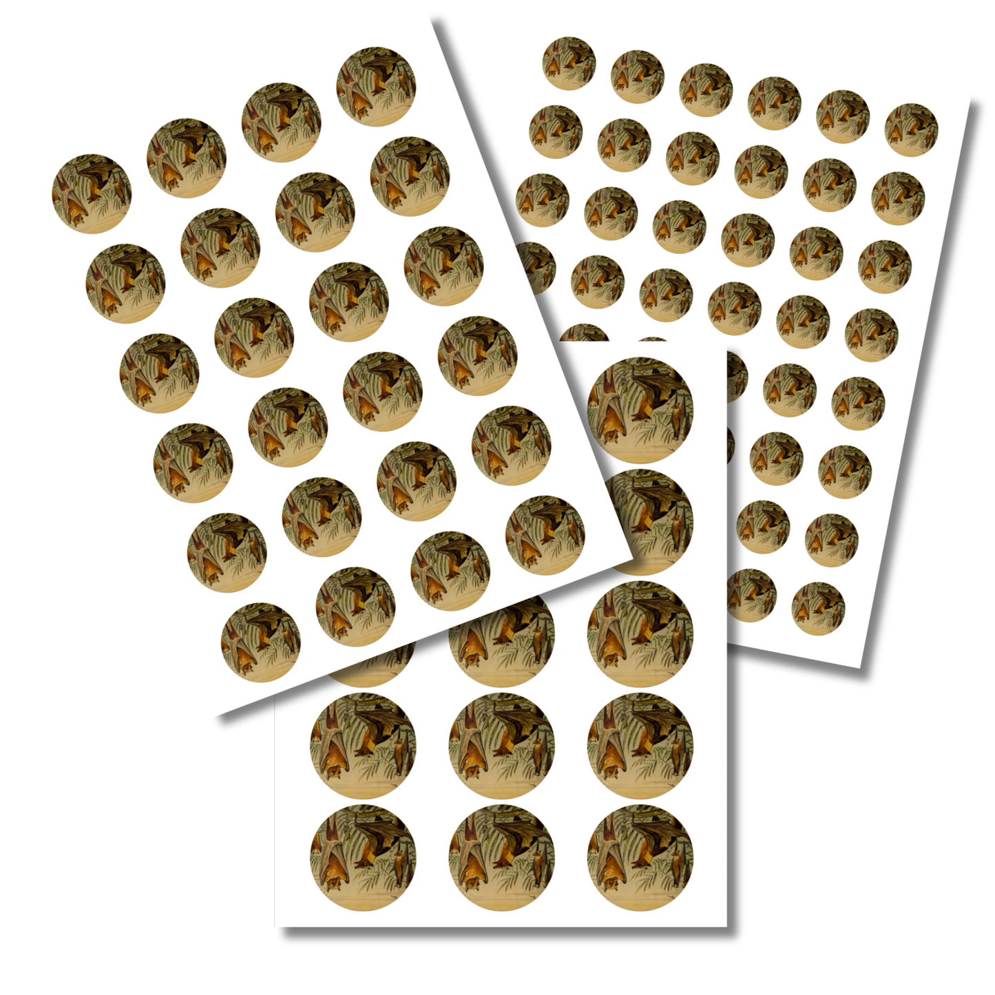 Bat Circle Sticker Sheet