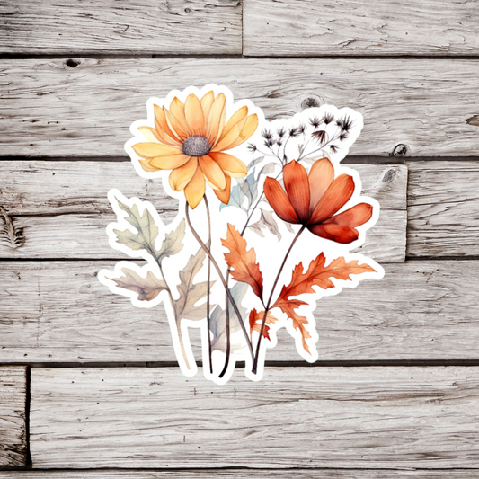 Wildflowers Sticker or Magnet