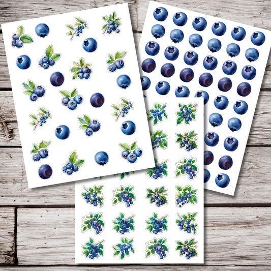 Blueberry Sticker Sheet