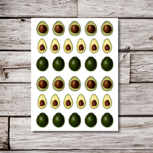 Avocado Sticker Sheet