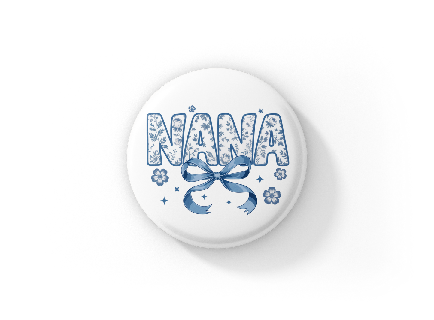 Nana Pin Back Button, Magnet