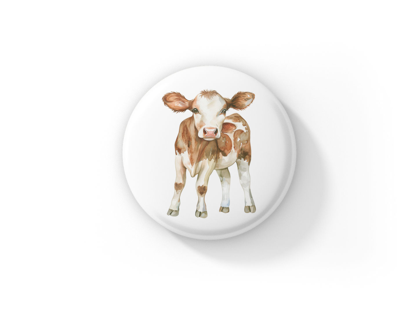 Calf Pin Back Button, Magnet