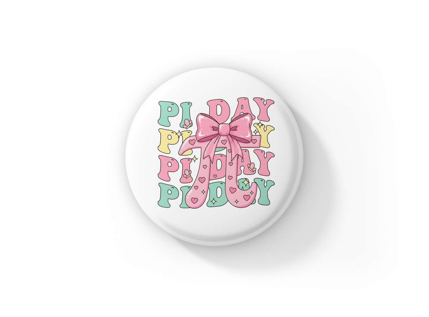 Pi Day Pin Back Button, Magnet