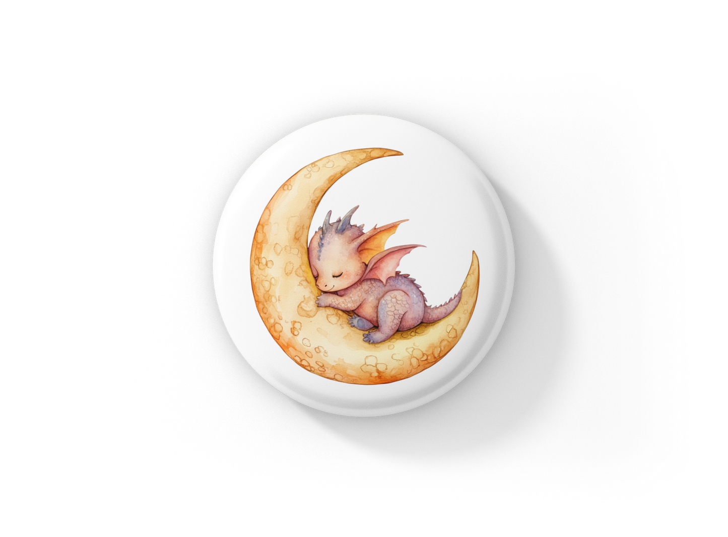 Dragon Pin Back Button, Magnet