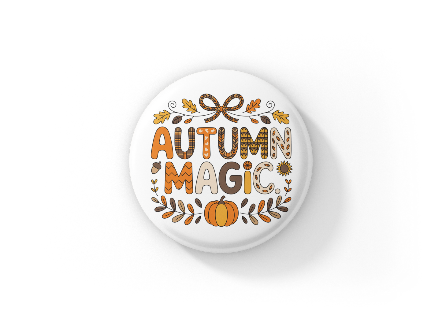 Autumn Magic Pin Back Button, Magnet