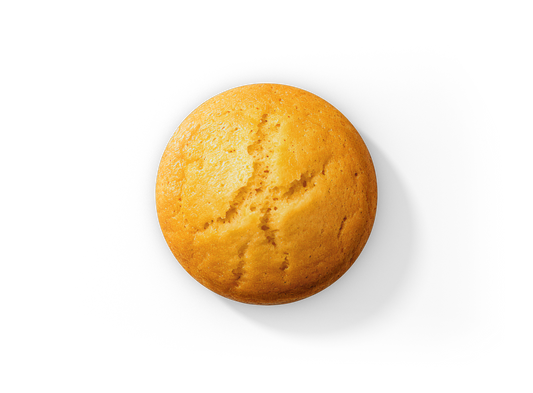 Corn Muffin Pin Back Button, Magnet