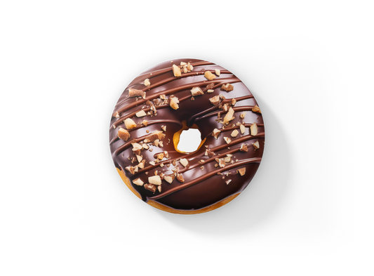 Doughnut Pin Back Button, Magnet