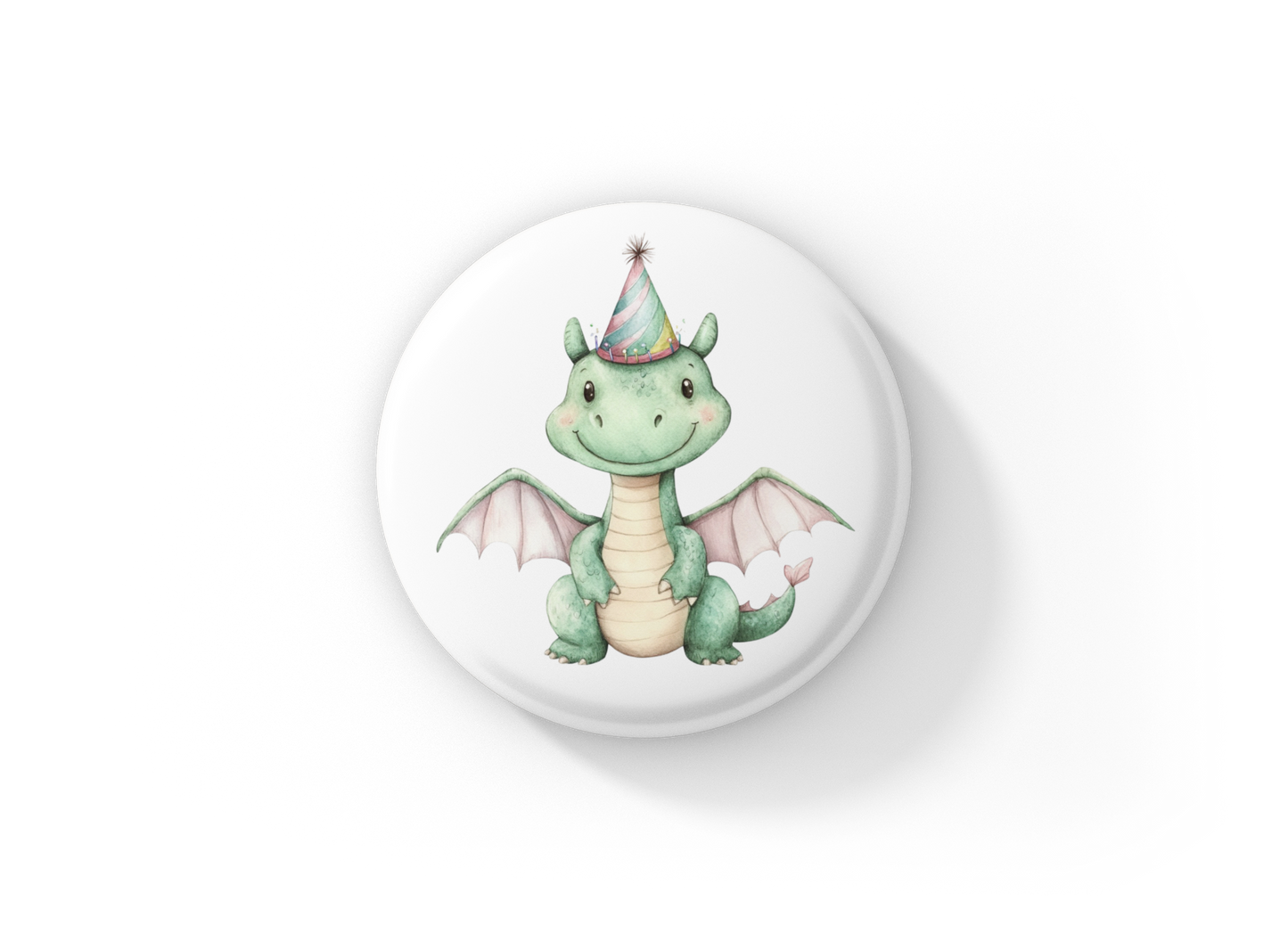 Dragon Pin Back Button, Magnet