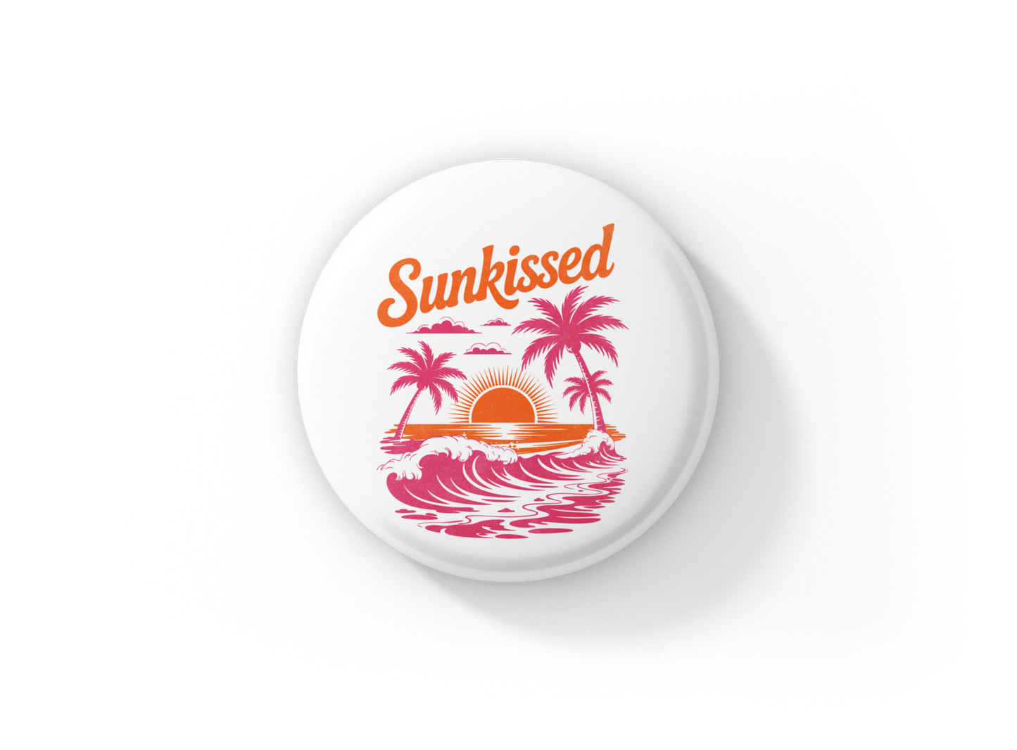 Sunkissed Pin Back Button, Magnet
