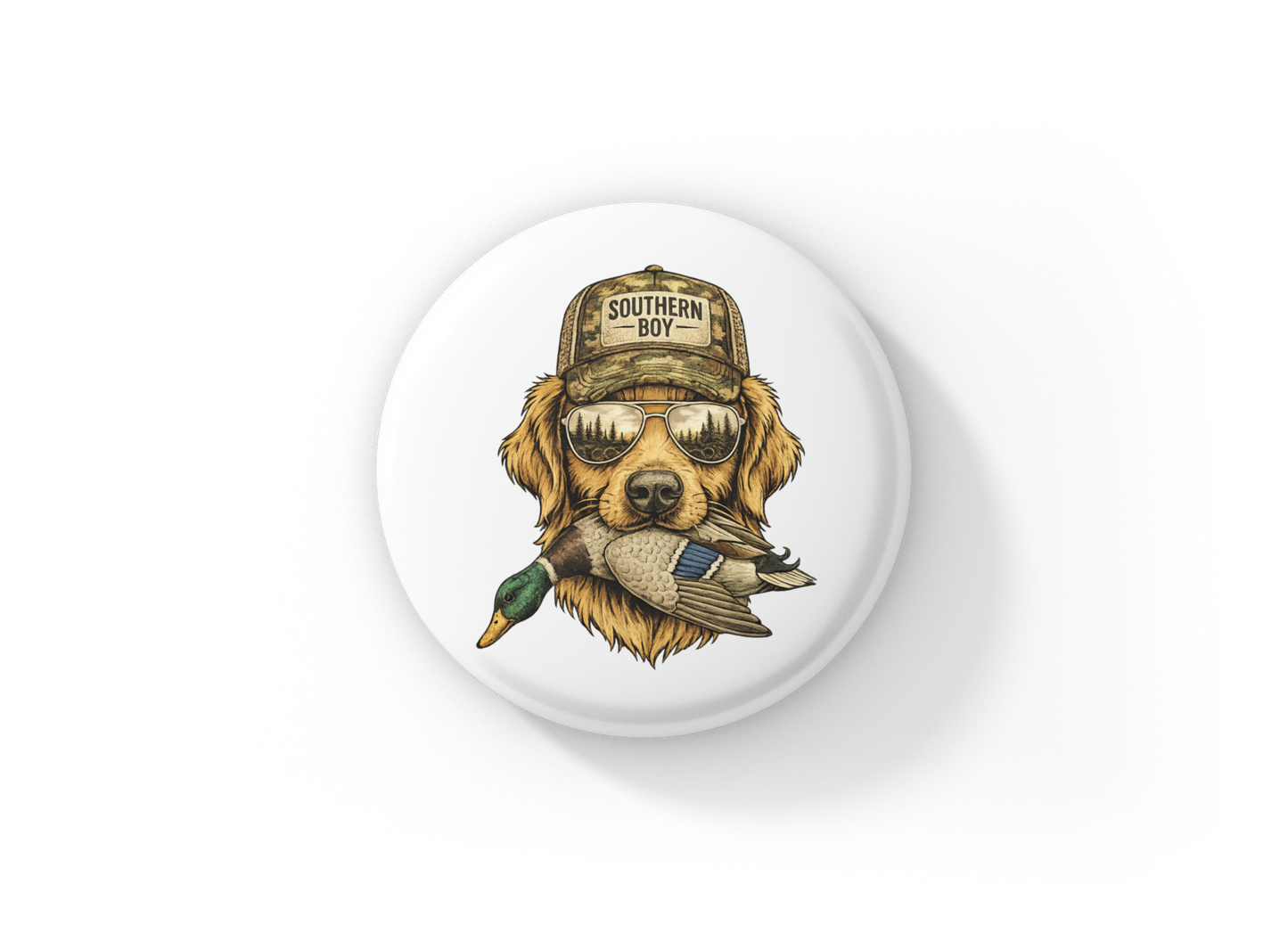 Southern Boy Pin Back Button, Magnet