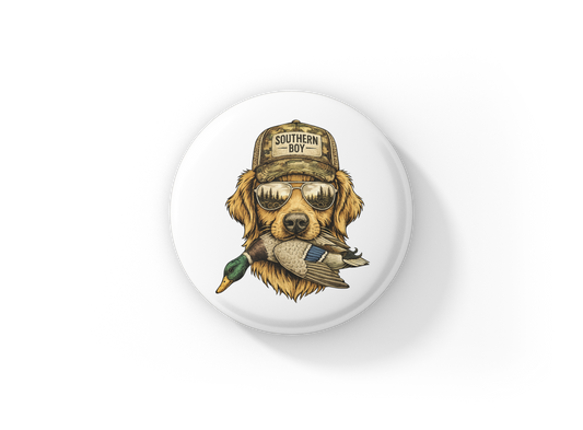 Southern Boy Pin Back Button, Magnet