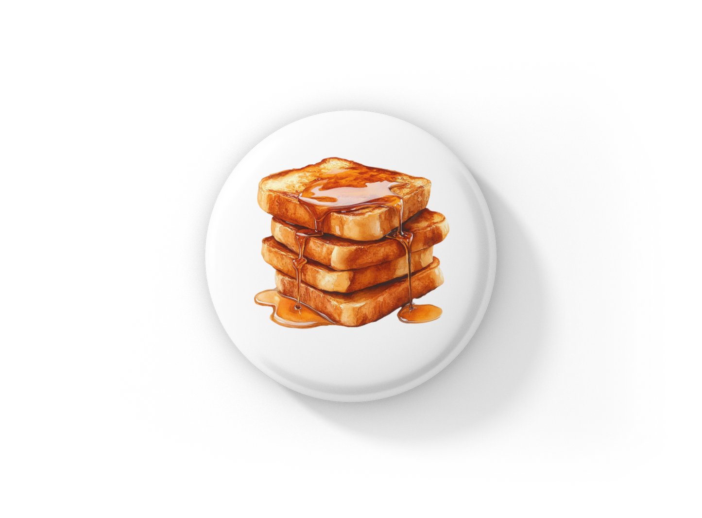 French Toast Pin Back Button, Magnet