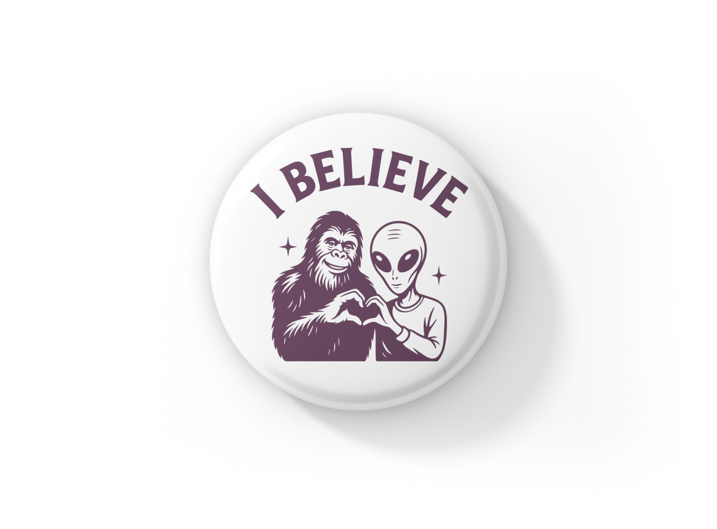 I Believe Pin Back Button, Magnet