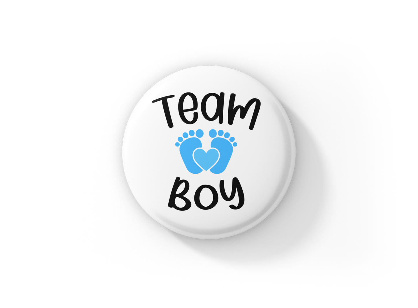 Team Boy Pin Back Button, Magnet