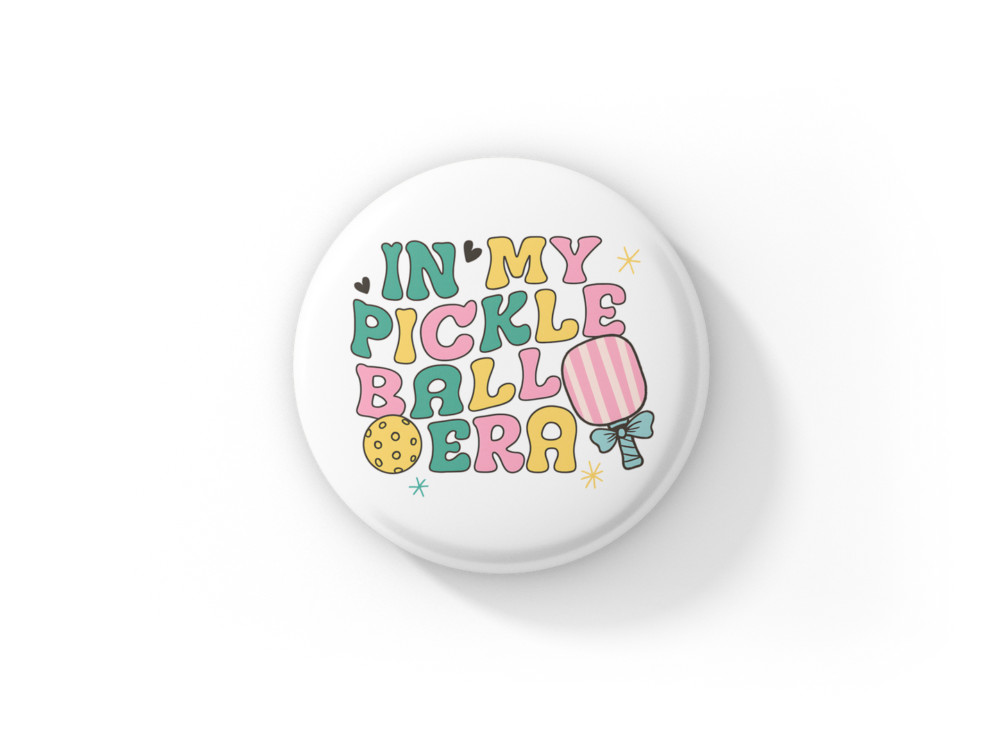 In My Pickleball Era Pin Back Button, Magnet