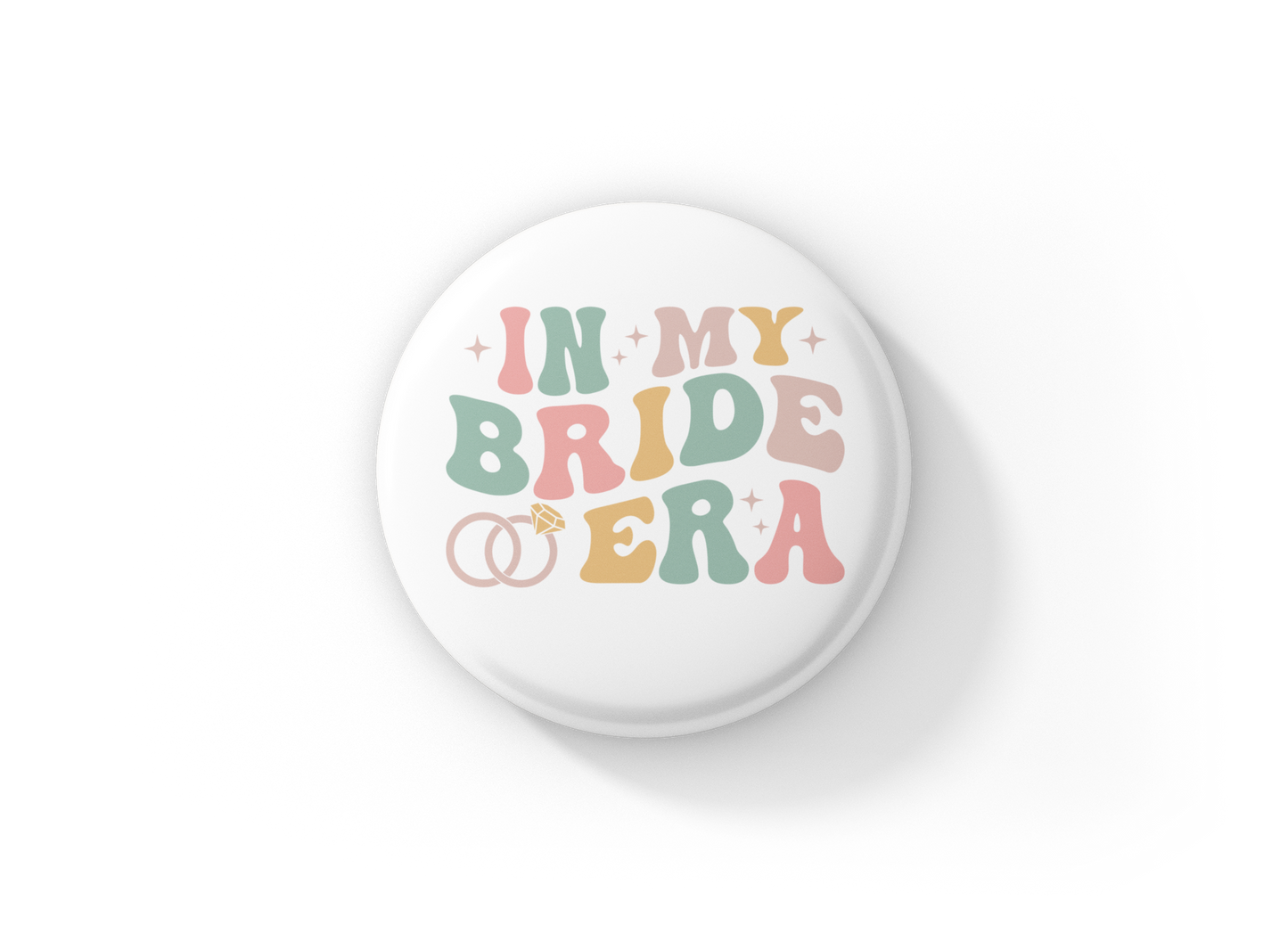 In My Bride Era Pin Back Button, Magnet