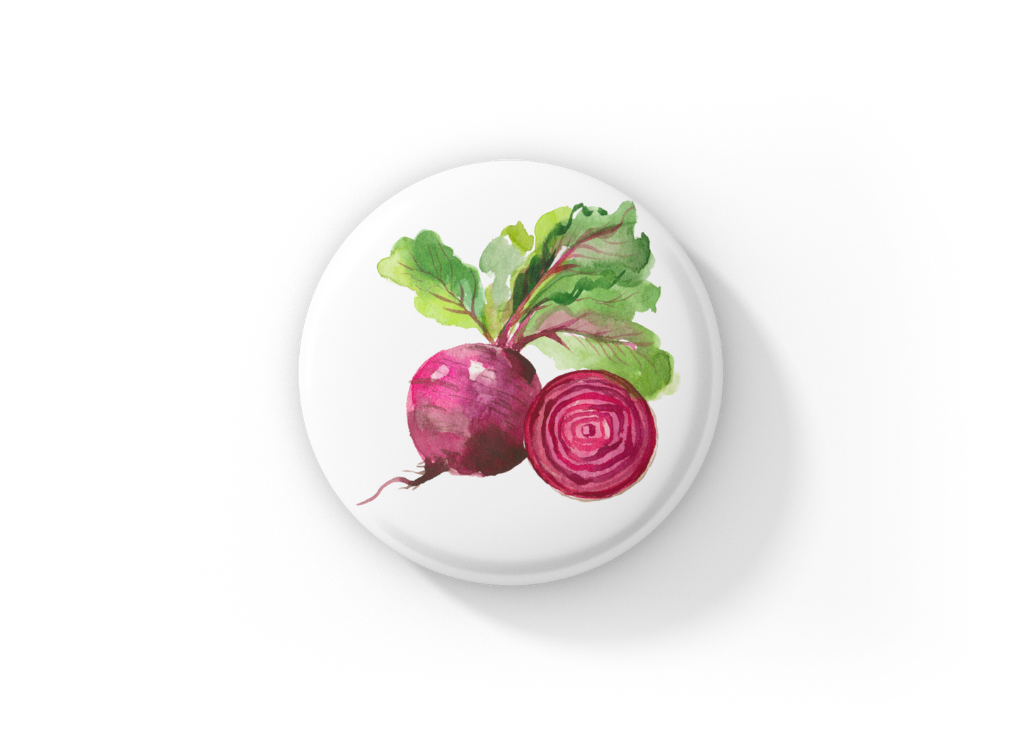 Beets Pin Back Button, Magnet, Keychain