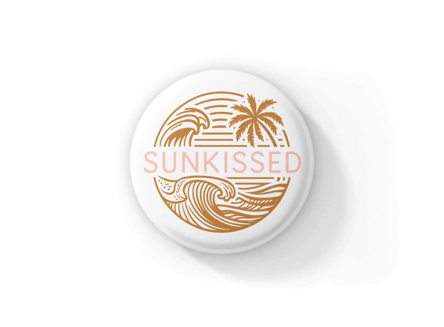 Sunkissed Pin Back Button, Magnet
