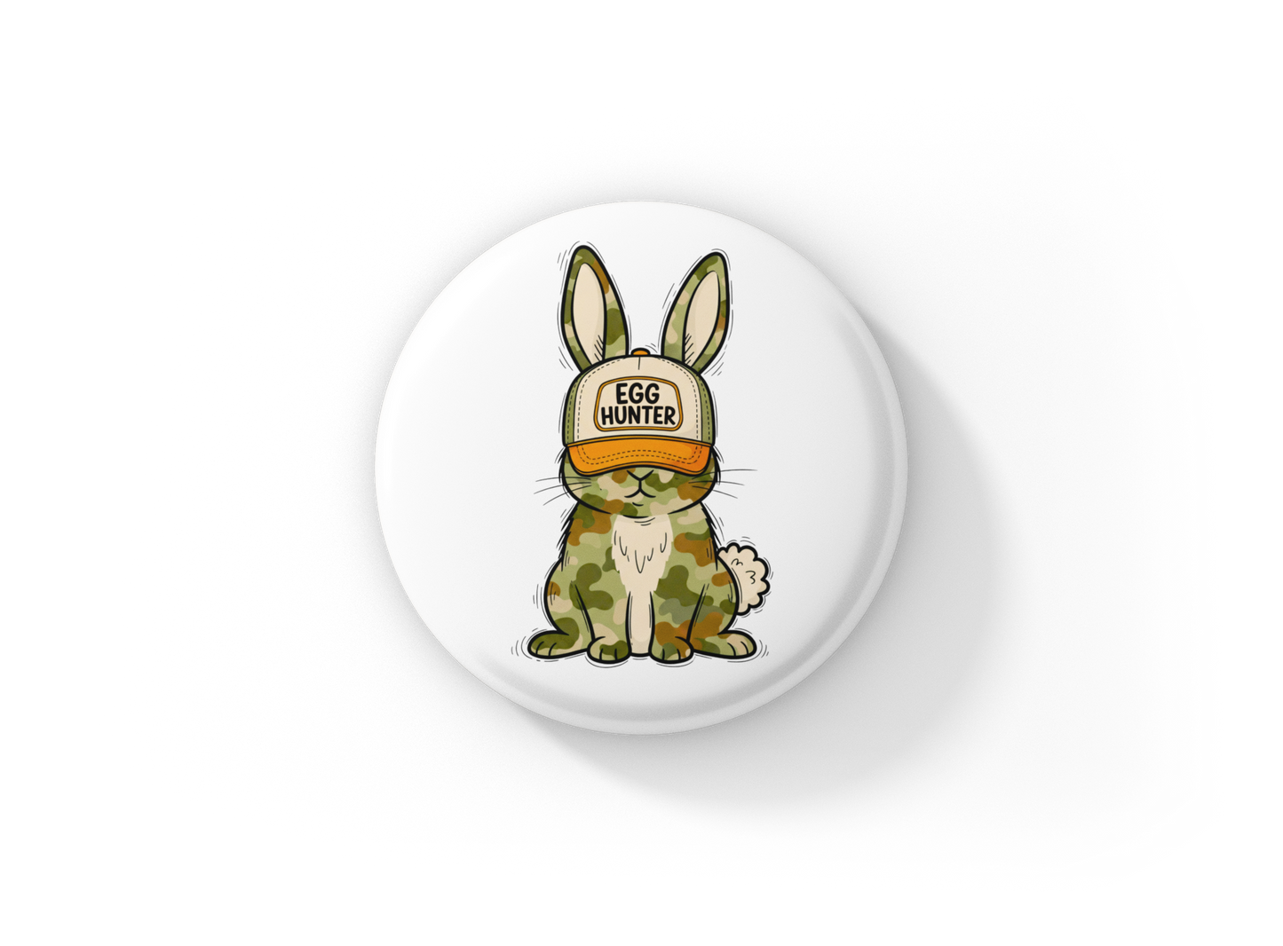 Egg Hunter Pin Back Button, Magnet