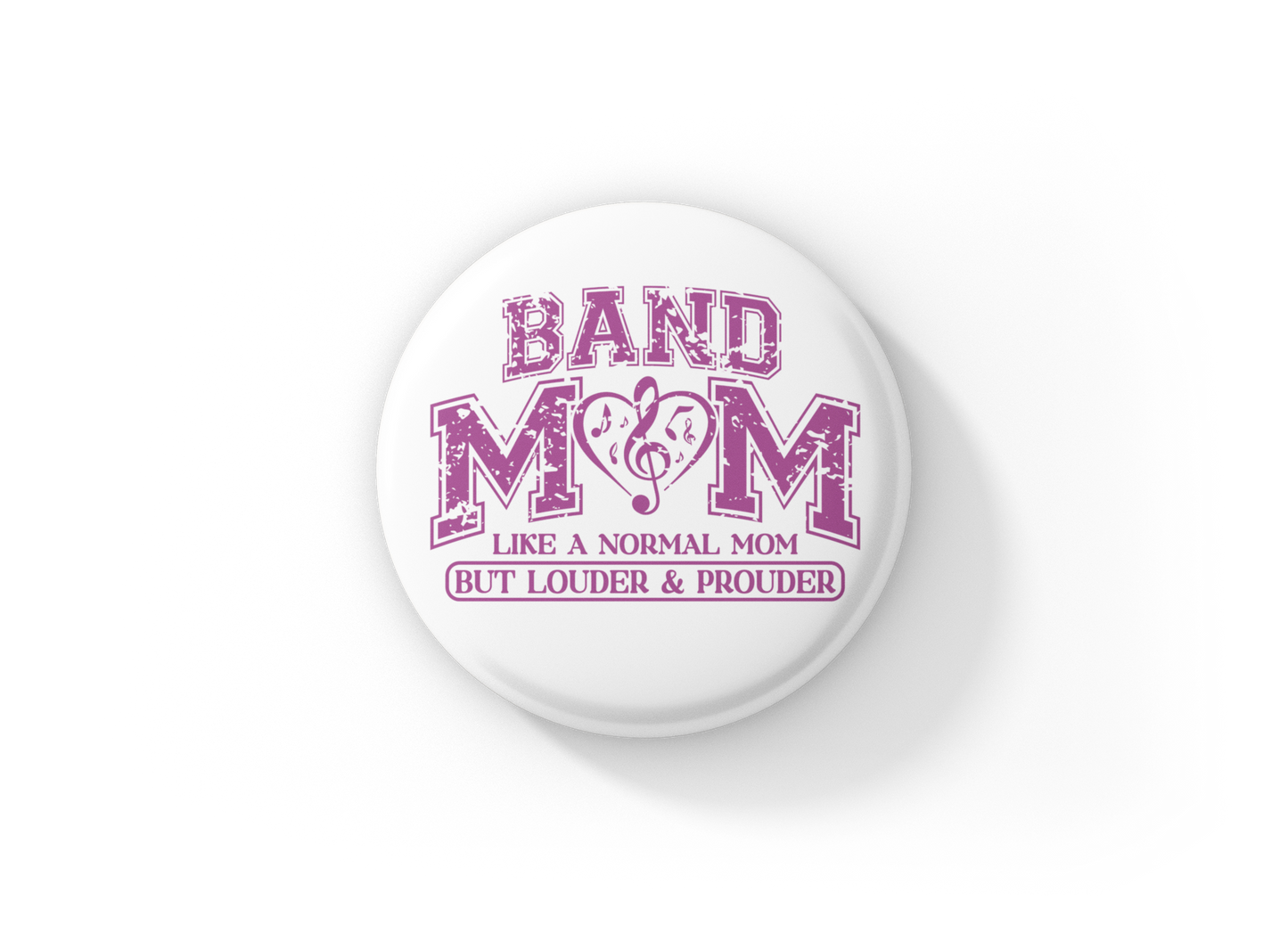 Band Mom Pin Back Button, Magnet