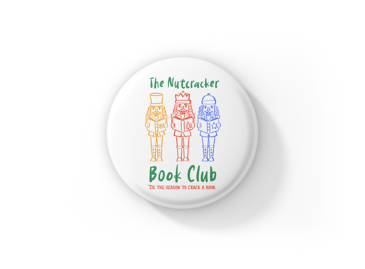 The Nutcracker Book Club Pin Back Button, Magnet