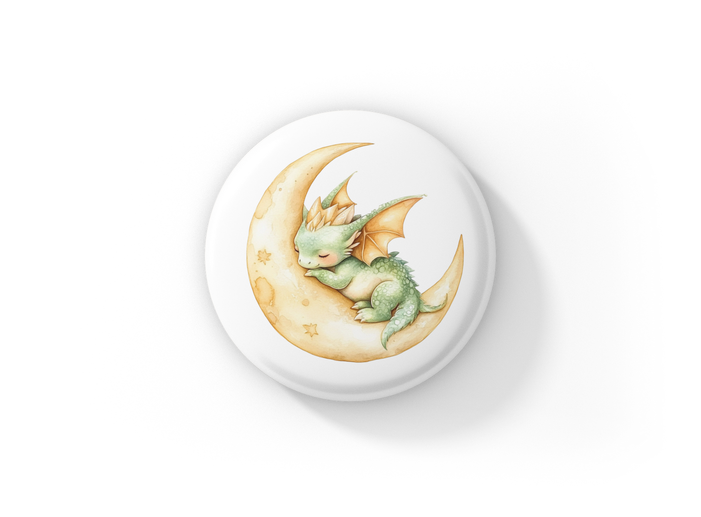 Dragon Pin Back Button, Magnet