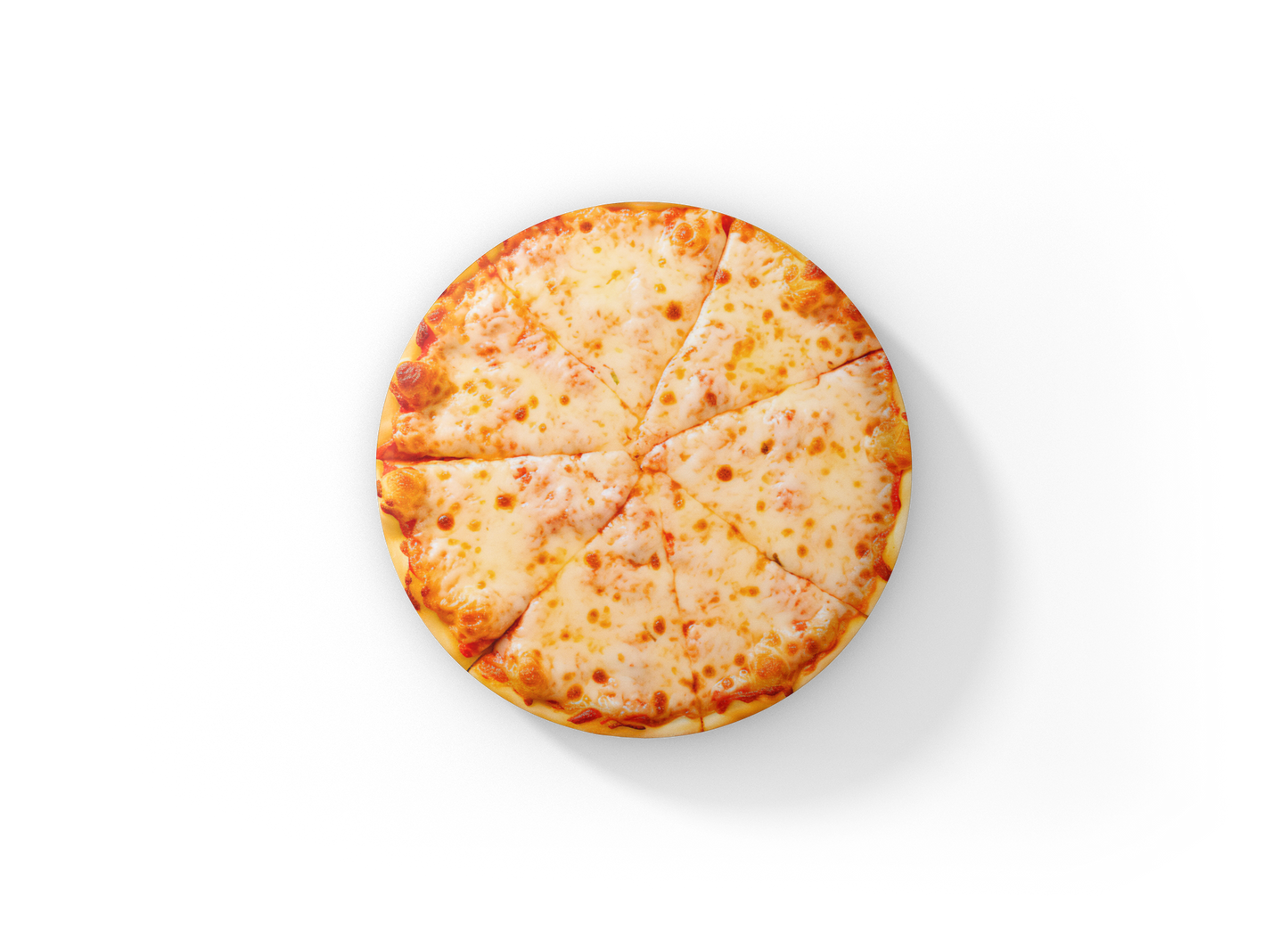 Cheese Pizza Day Pin Back Button, Magnet