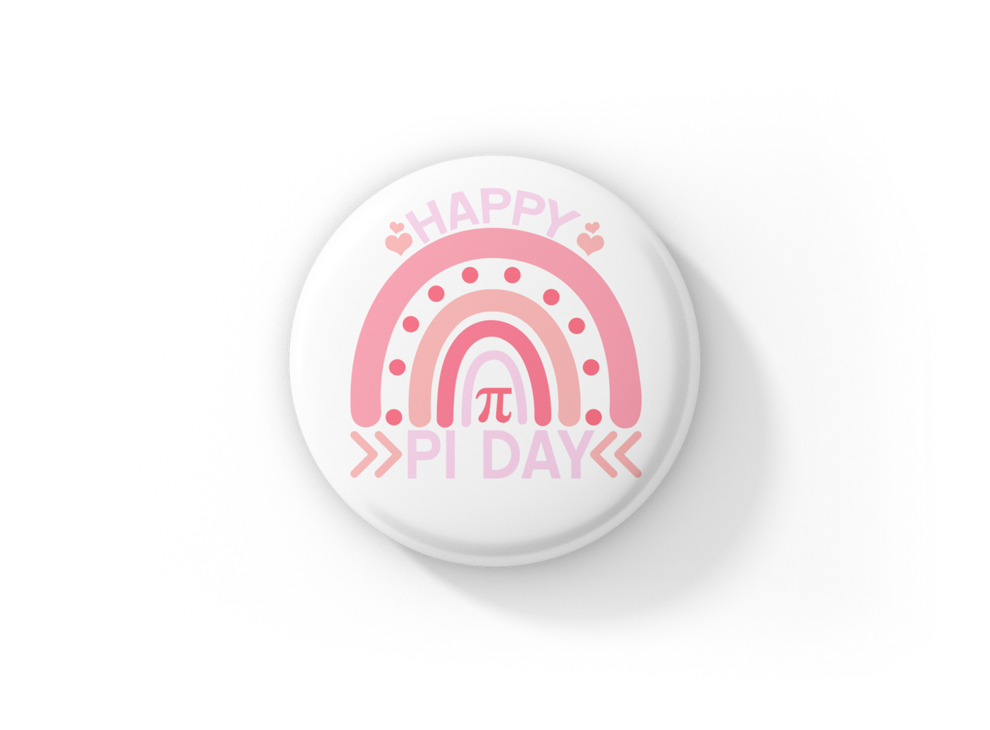 Happy Pi Day Pin Back Button, Magnet