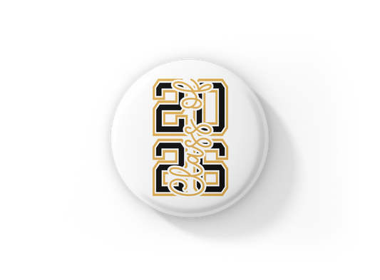 Class Of 2026 Pin Pin Back Button, Magnet