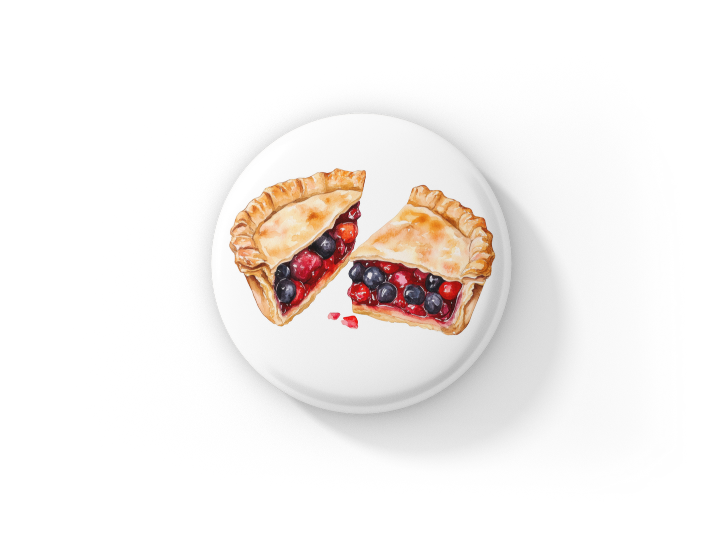 Berry Pie Pin Back Button, Magnet