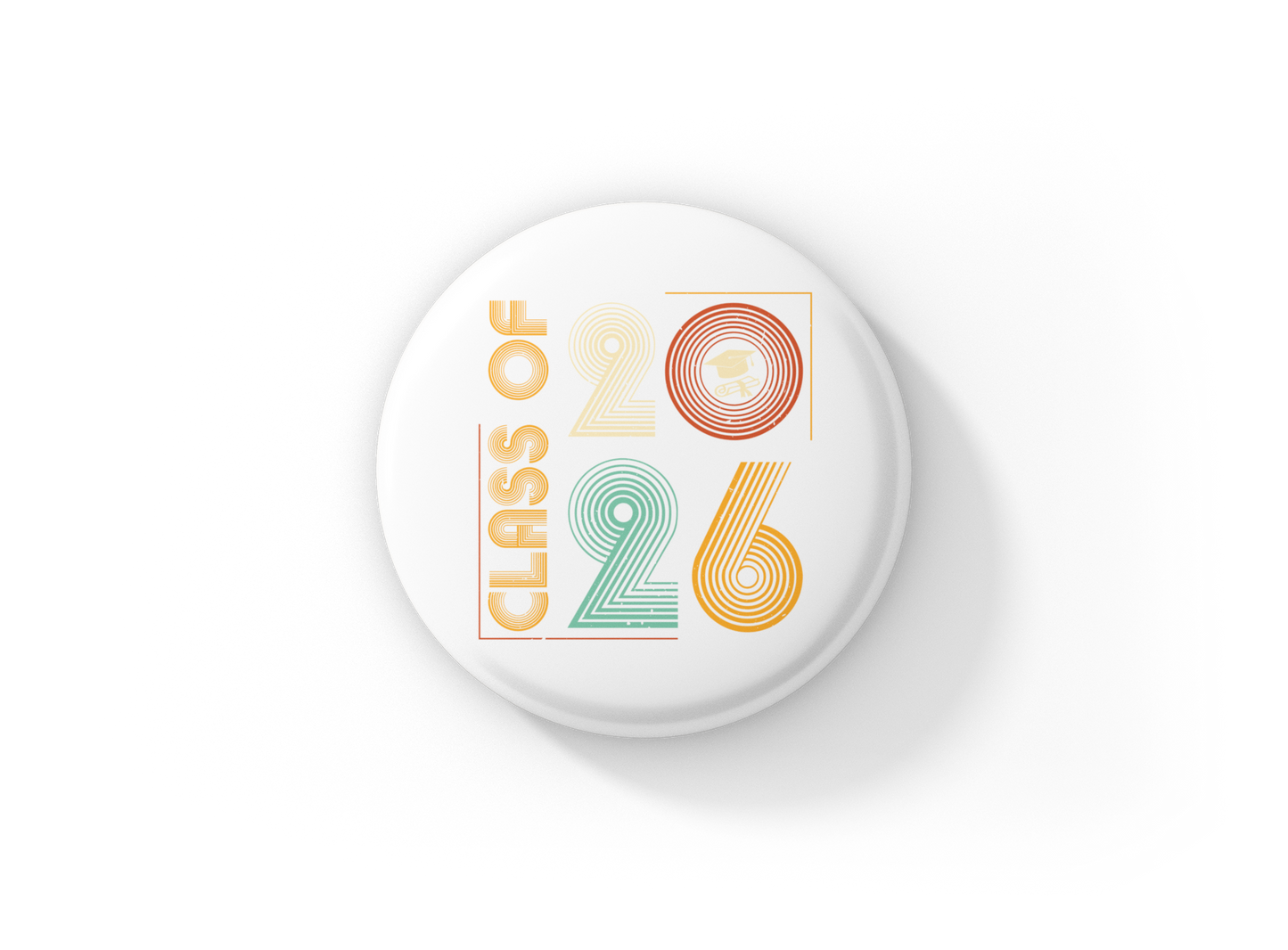 Class Of 2026 Pin Pin Back Button, Magnet