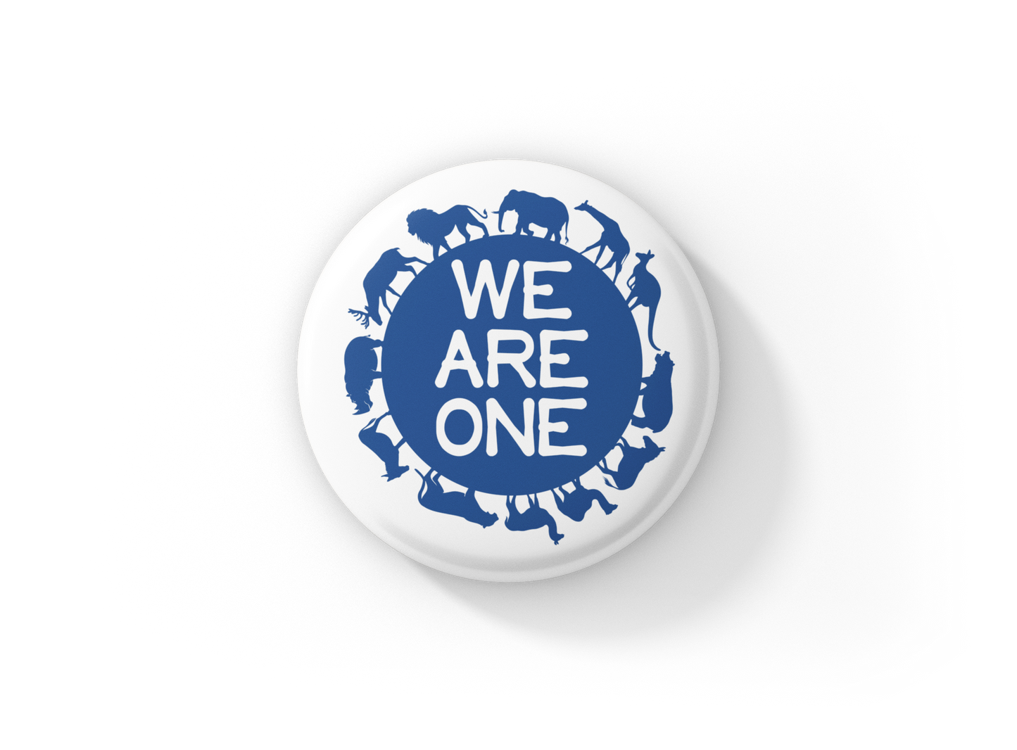 We Are One Pin Back Button, Magnet